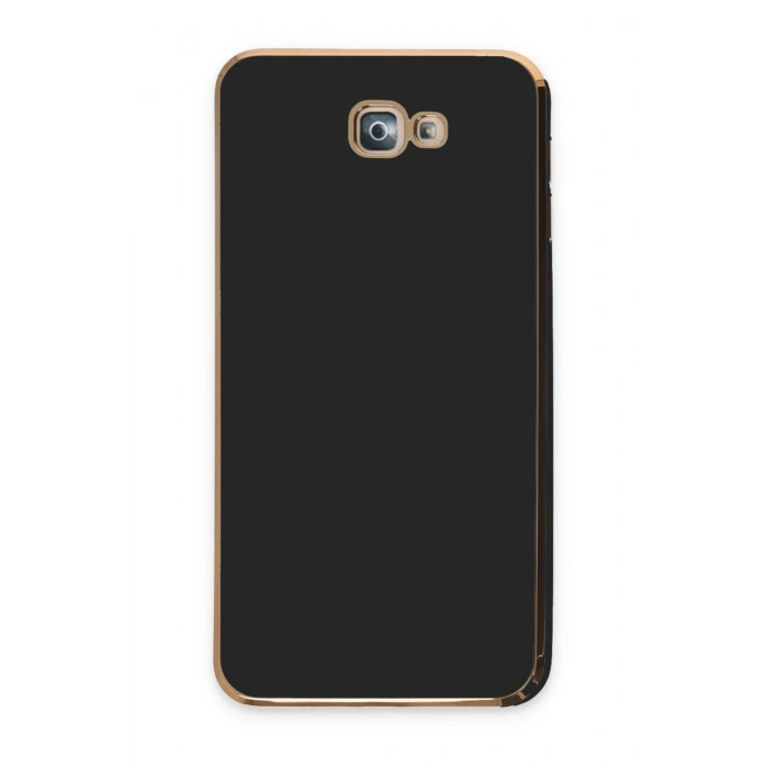 Mey İthalat®  Samsung Galaxy J7 Prime Kılıf Volet Silikon - Siyah