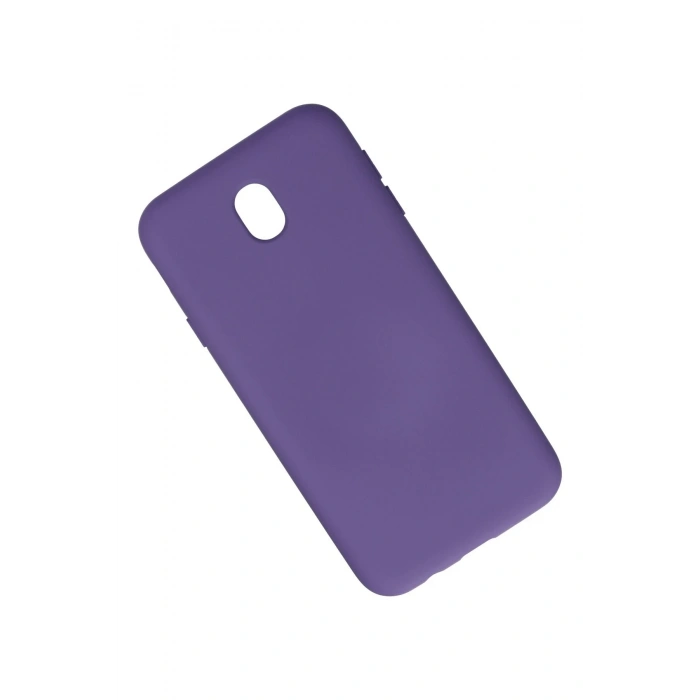 Mey İthalat®  Samsung Galaxy J7 Pro / J730 Kılıf Nano içi Kadife Silikon - Mor