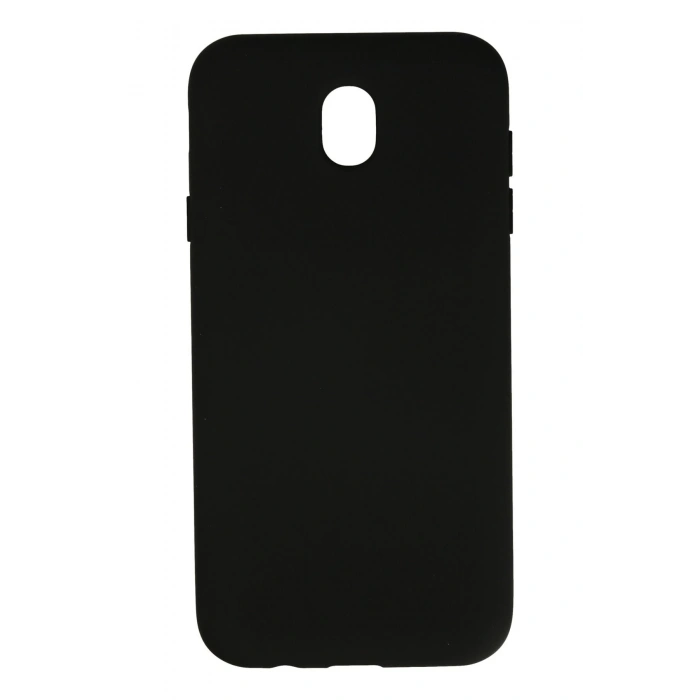 Mey İthalat®  Samsung Galaxy J7 Pro / J730 Kılıf Nano içi Kadife Silikon - Siyah
