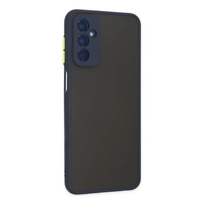 Mey İthalat®  Samsung Galaxy M13 Kılıf Montreal Silikon Kapak - Lacivert