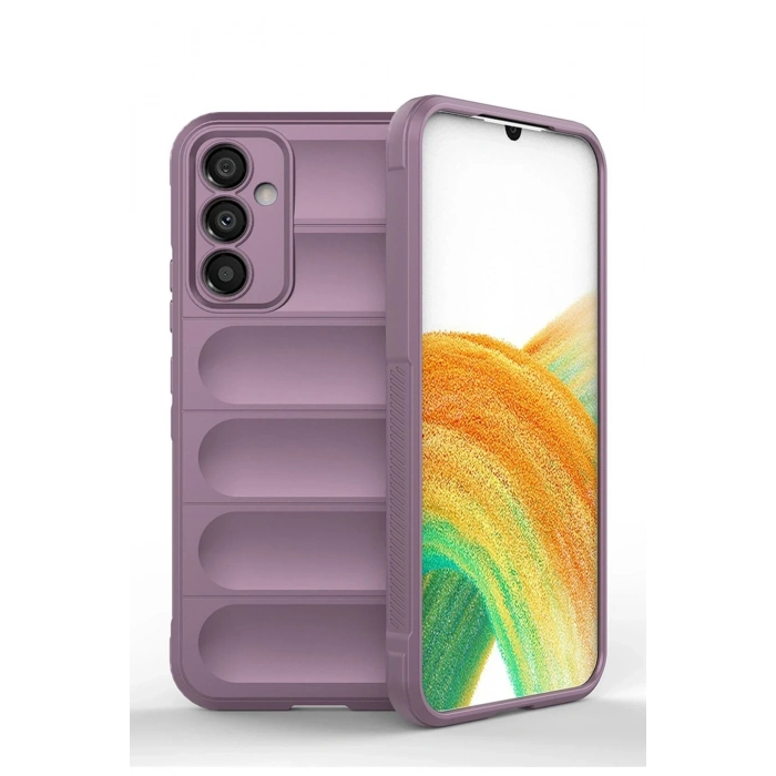 Mey İthalat®  Samsung Galaxy M14 5G Kılıf Optimum Silikon - Mor
