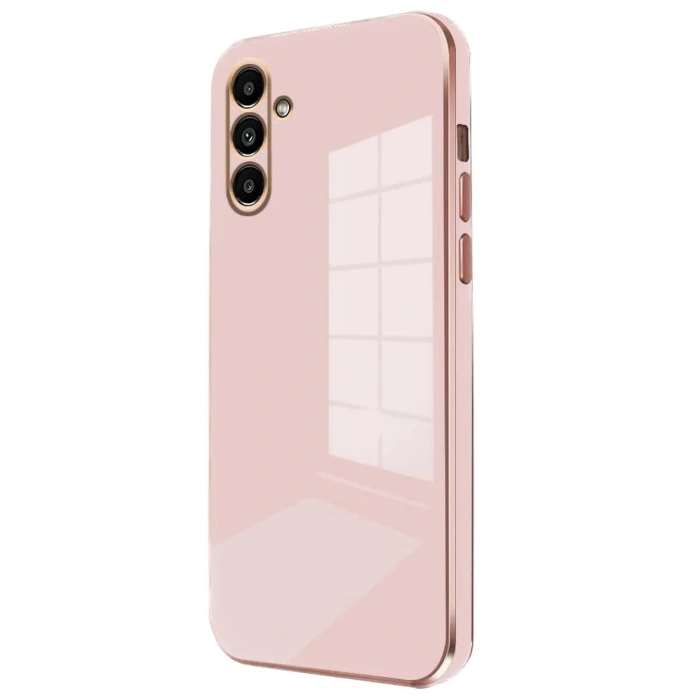 Mey İthalat®  Samsung Galaxy M15 Kılıf Volet Silikon - Pembe