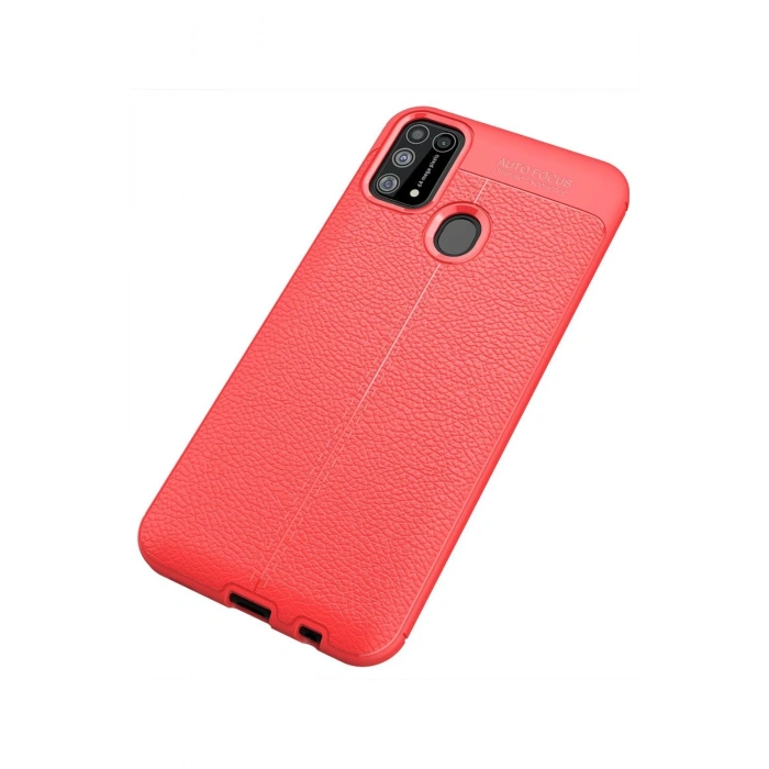 Mey İthalat®  Samsung Galaxy M31 Kılıf Auto Focus Kapak - Kırmızı