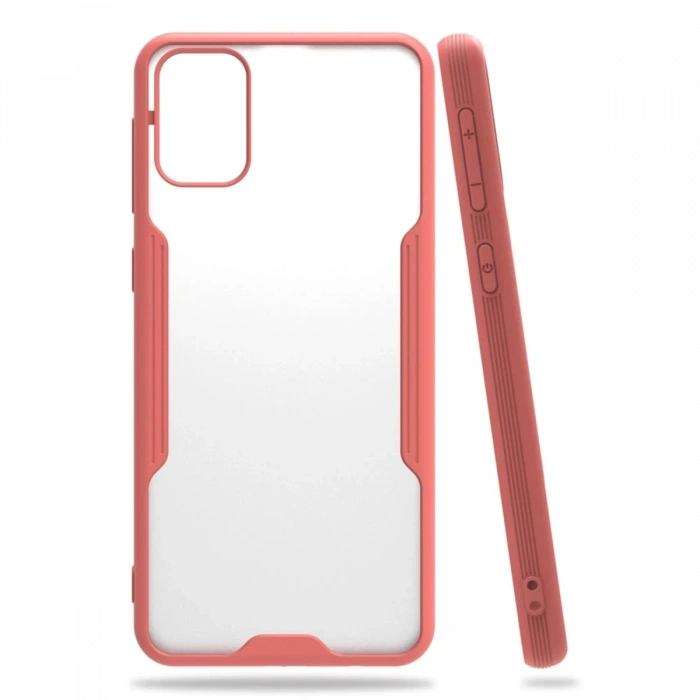 Mey İthalat®  Samsung Galaxy M31 Kılıf Platin Silikon - Pembe