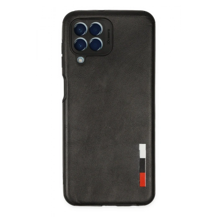 Mey İthalat®  Samsung Galaxy M33 Kılıf Loop Deri Silikon - Siyah