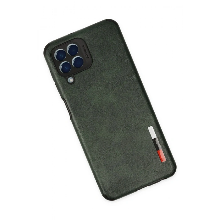 Mey İthalat®  Samsung Galaxy M33 Kılıf Loop Deri Silikon - Yeşil