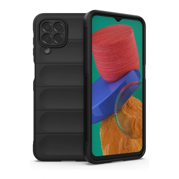 Mey İthalat®  Samsung Galaxy M33 Kılıf Optimum Silikon - Siyah