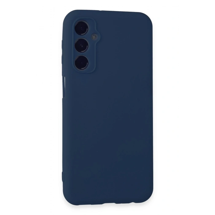 Mey İthalat®  Samsung Galaxy M34 5G Kılıf First Silikon - Lacivert