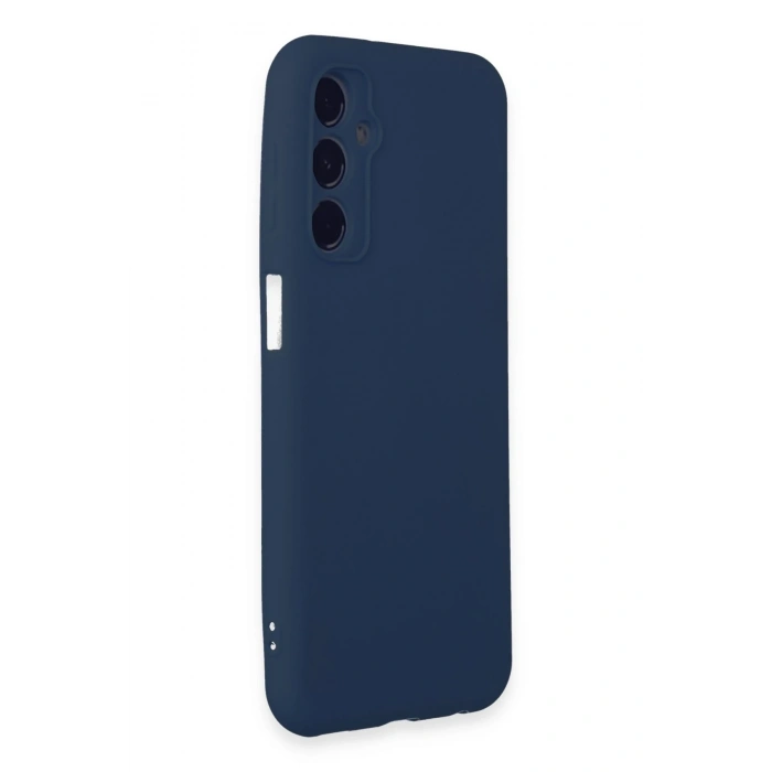 Mey İthalat®  Samsung Galaxy M34 5G Kılıf First Silikon - Lacivert