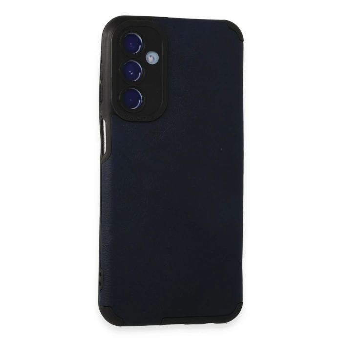Mey İthalat®  Samsung Galaxy M34 5G Kılıf Loop Deri Silikon - Lacivert