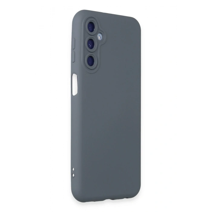 Mey İthalat®  Samsung Galaxy M34 5G Kılıf Nano içi Kadife Silikon - Gri