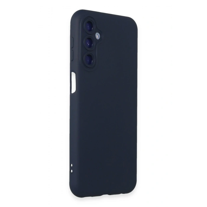 Mey İthalat®  Samsung Galaxy M34 5G Kılıf Nano içi Kadife Silikon - Lacivert