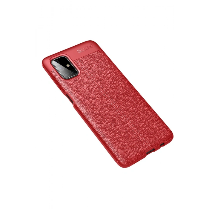 Mey İthalat®  Samsung Galaxy M51 Kılıf Auto Focus Kapak - Kırmızı
