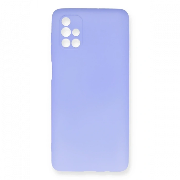 Mey İthalat®  Samsung Galaxy M51 Kılıf First Silikon - Lila