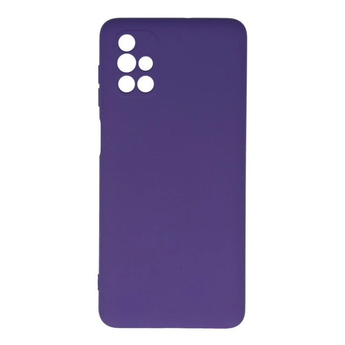 Mey İthalat®  Samsung Galaxy M51 Kılıf Nano içi Kadife Silikon - Mor