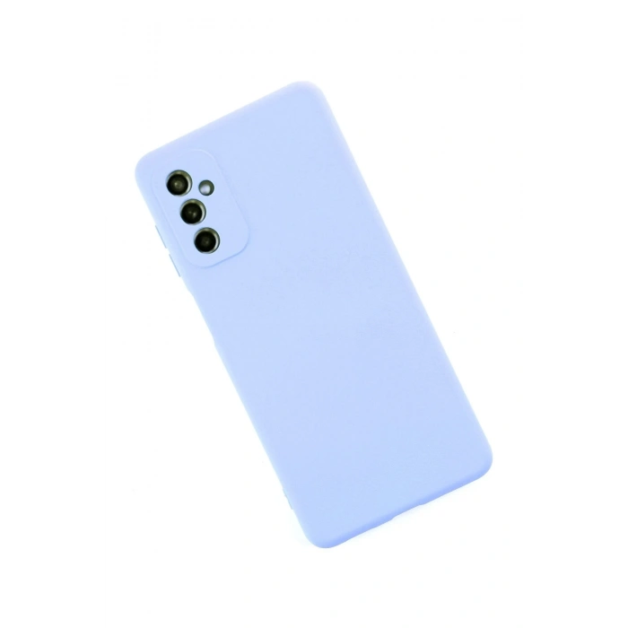 Mey İthalat®  Samsung Galaxy M52 5G Kılıf Nano içi Kadife Silikon - Lila