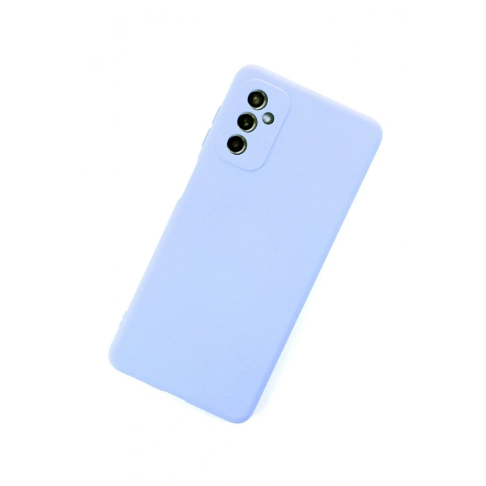Mey İthalat®  Samsung Galaxy M52 5G Kılıf Nano içi Kadife Silikon - Lila