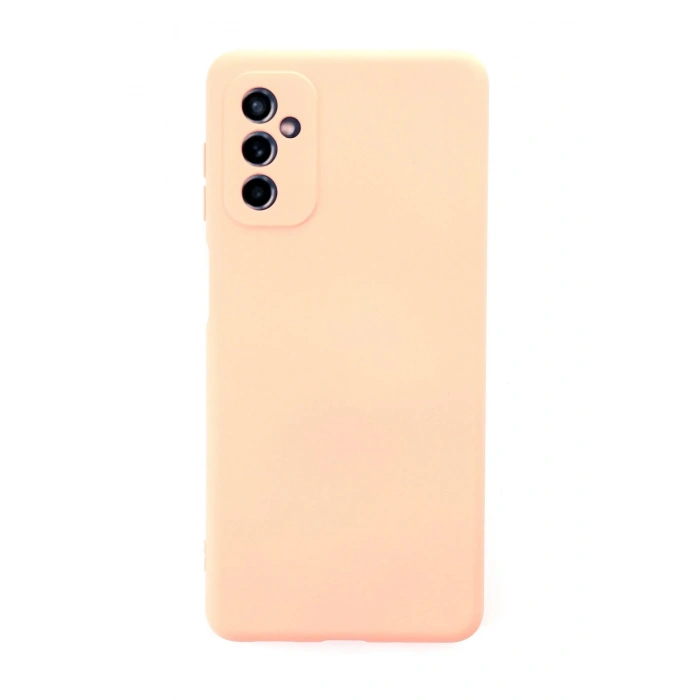Mey İthalat®  Samsung Galaxy M52 5G Kılıf Nano içi Kadife Silikon - Pudra