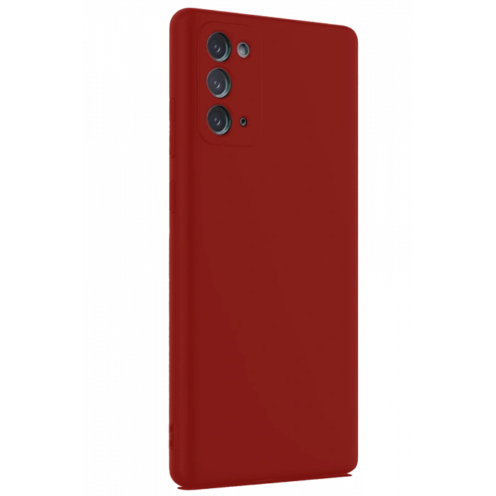 Mey İthalat®  Samsung Galaxy Note 20 Kılıf First Silikon - Bordo
