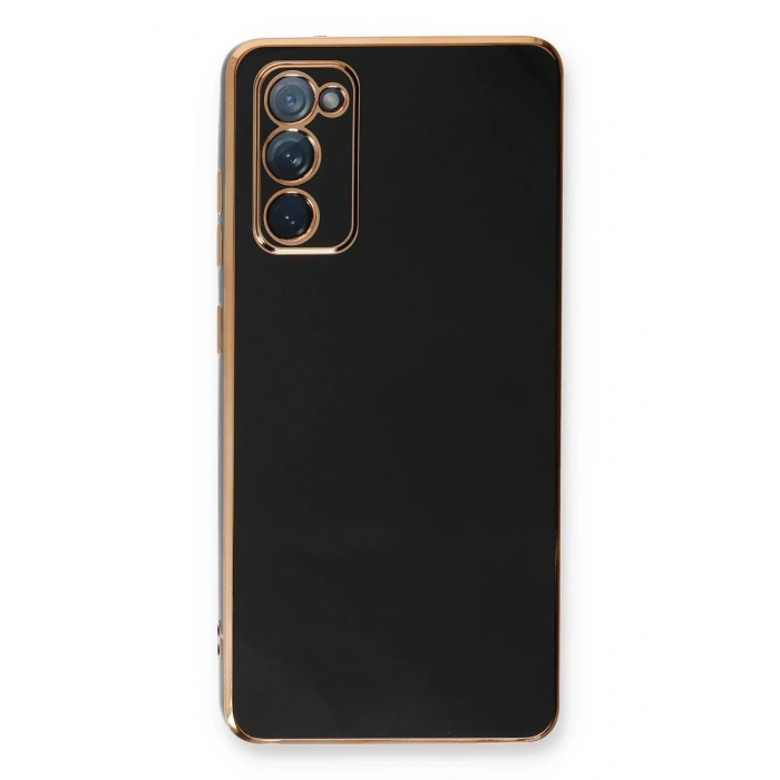 Mey İthalat®  Samsung Galaxy S20 FE Kılıf Volet Silikon - Siyah