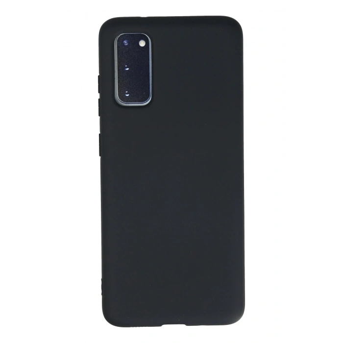 Mey İthalat®  Samsung Galaxy S20 Kılıf Nano içi Kadife Silikon - Lacivert