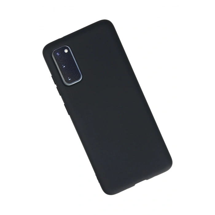 Mey İthalat®  Samsung Galaxy S20 Kılıf Nano içi Kadife Silikon - Lacivert