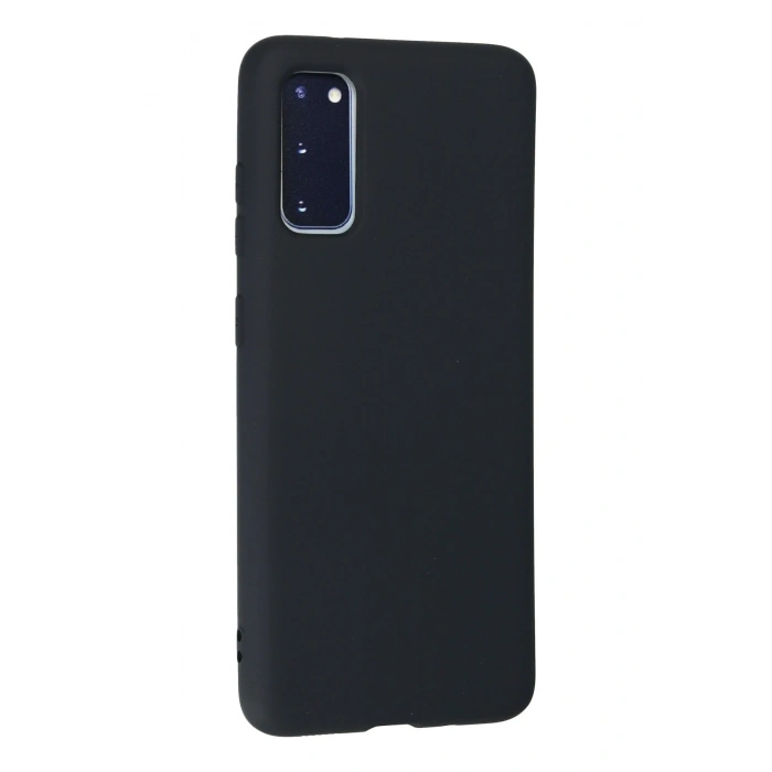 Mey İthalat®  Samsung Galaxy S20 Kılıf Nano içi Kadife Silikon - Lacivert