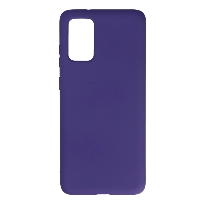 Mey İthalat®  Samsung Galaxy S20 Plus Kılıf Nano içi Kadife Silikon - Mor
