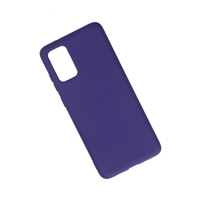 Mey İthalat®  Samsung Galaxy S20 Plus Kılıf Nano içi Kadife Silikon - Mor