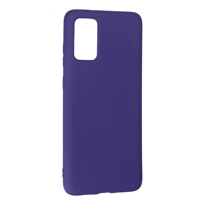 Mey İthalat®  Samsung Galaxy S20 Plus Kılıf Nano içi Kadife Silikon - Mor