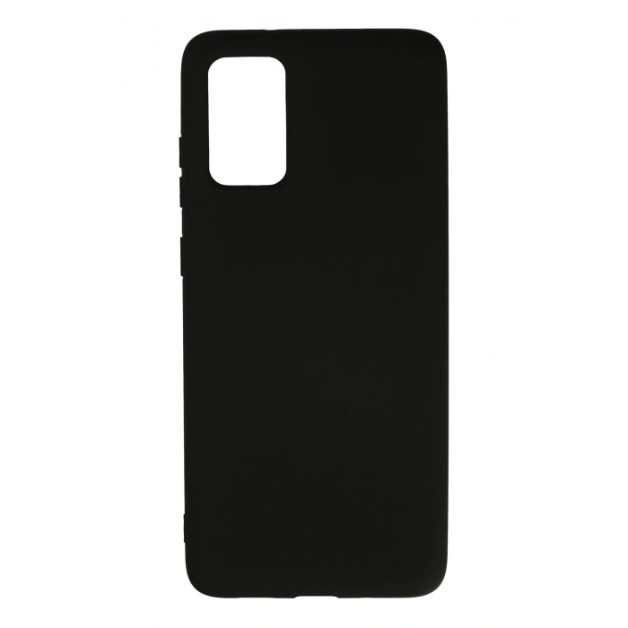 Mey İthalat®  Samsung Galaxy S20 Plus Kılıf Nano içi Kadife Silikon - Siyah