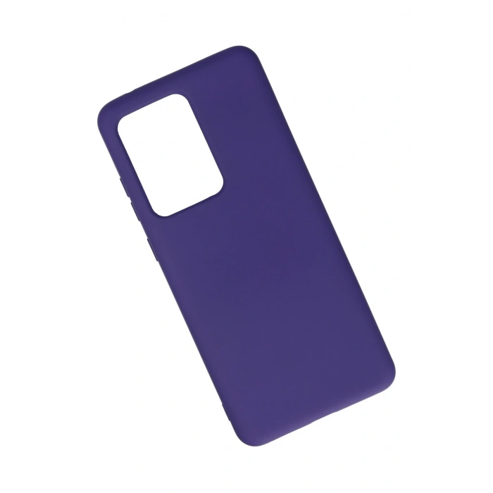 Mey İthalat®  Samsung Galaxy S20 Ultra Kılıf Nano içi Kadife Silikon - Mor