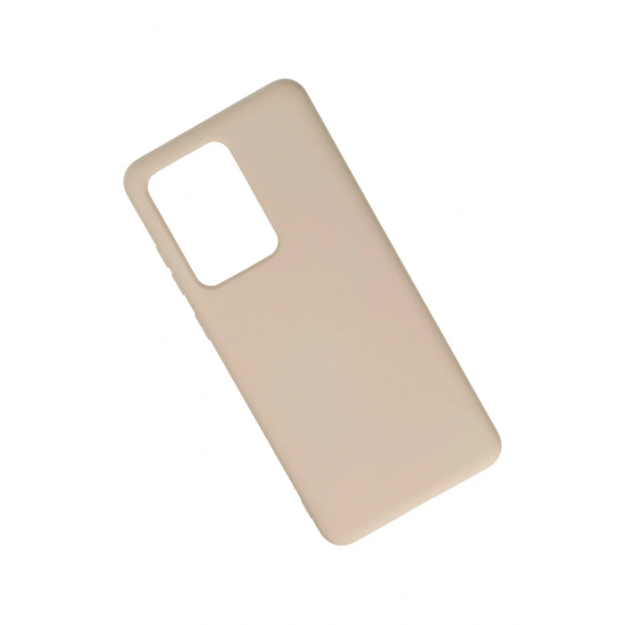 Mey İthalat®  Samsung Galaxy S20 Ultra Kılıf Nano içi Kadife Silikon - Pudra