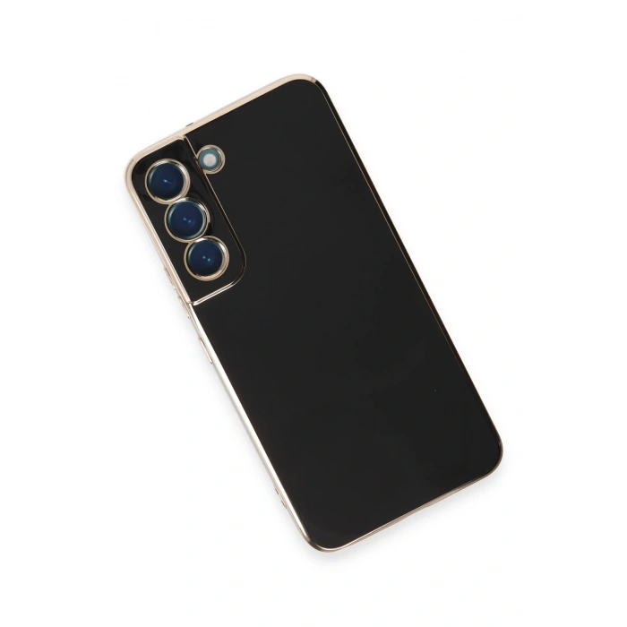 Mey İthalat®  Samsung Galaxy S21 Kılıf Volet Silikon - Siyah