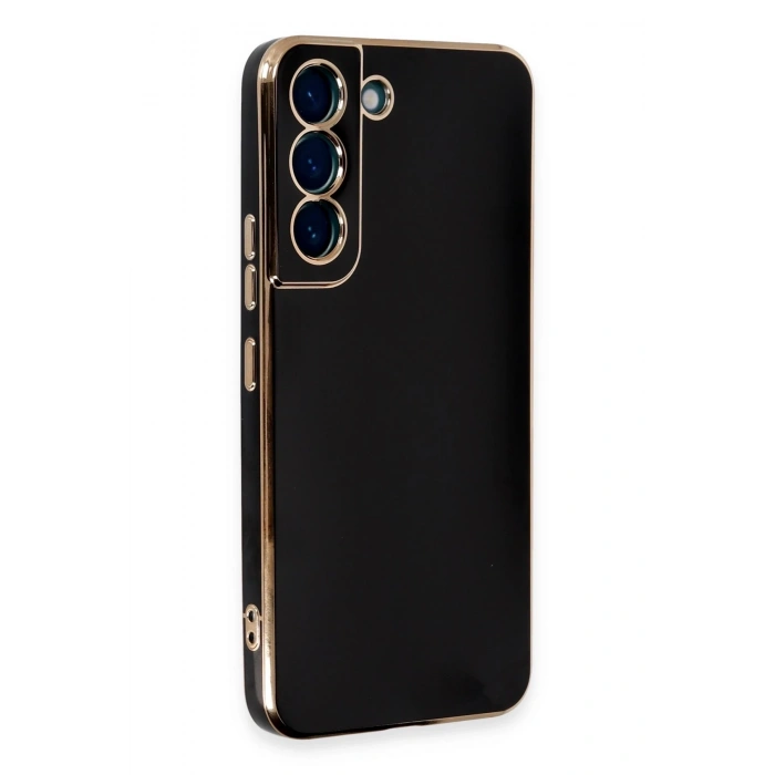 Mey İthalat®  Samsung Galaxy S21 Kılıf Volet Silikon - Siyah