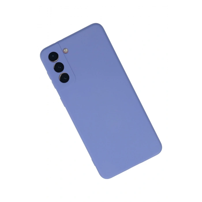 Mey İthalat®  Samsung Galaxy S21 Plus Kılıf Nano içi Kadife Silikon - Lila