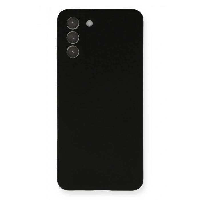Mey İthalat®  Samsung Galaxy S21 Plus Kılıf Nano içi Kadife Silikon - Siyah