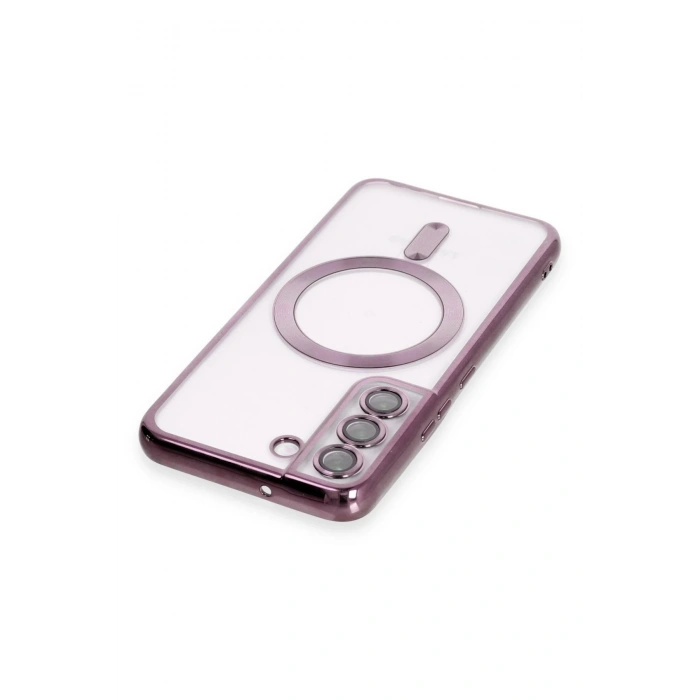Mey İthalat®  Samsung Galaxy S22 Kılıf Kross Magneticsafe Kapak - Mor