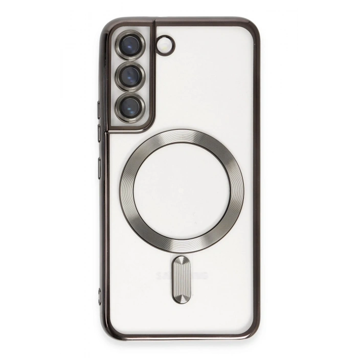 Mey İthalat®  Samsung Galaxy S22 Kılıf Kross Magneticsafe Kapak - Siyah