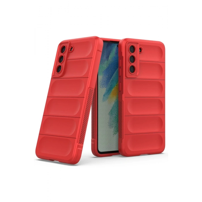 Mey İthalat®  Samsung Galaxy S22 Plus Kılıf Optimum Silikon - Kırmızı
