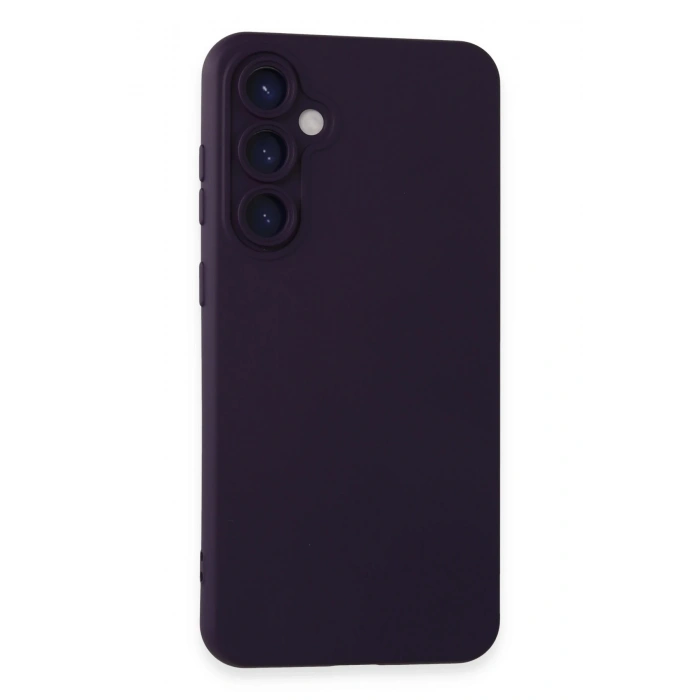 Mey İthalat®  Samsung Galaxy S23 FE Kılıf Nano içi Kadife Silikon - Mor
