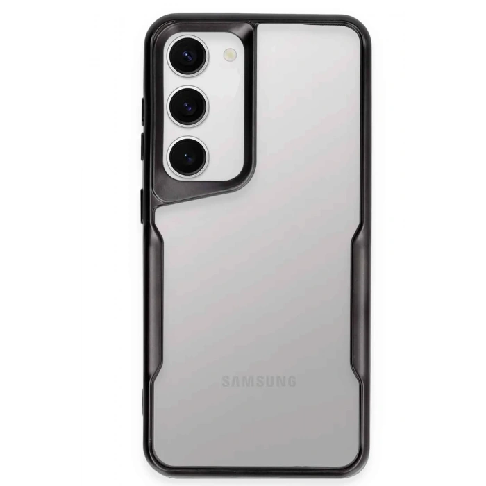 Mey İthalat®  Samsung Galaxy S23 Kılıf Boyi Silikon Kapak - Siyah