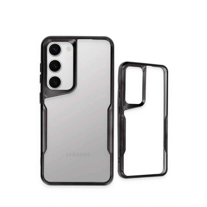 Mey İthalat®  Samsung Galaxy S23 Kılıf Boyi Silikon Kapak - Siyah