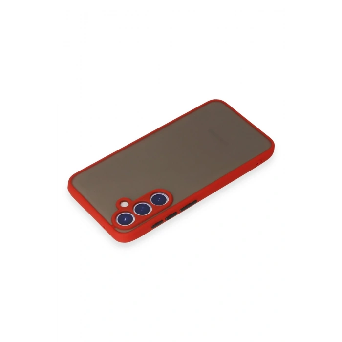 Mey İthalat®  Samsung Galaxy S23 Kılıf Montreal Silikon Kapak - Kırmızı