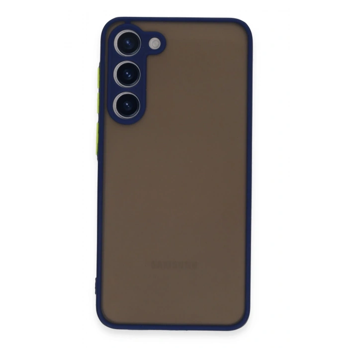 Mey İthalat®  Samsung Galaxy S23 Kılıf Montreal Silikon Kapak - Lacivert