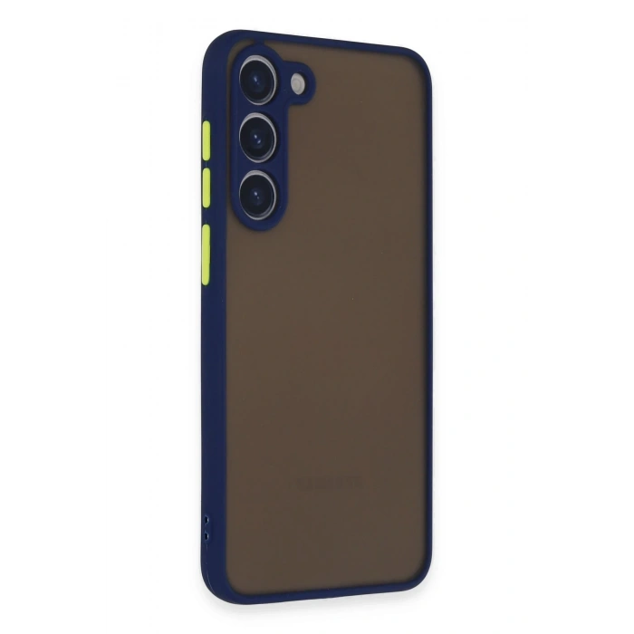 Mey İthalat®  Samsung Galaxy S23 Plus Kılıf Montreal Silikon Kapak - Lacivert