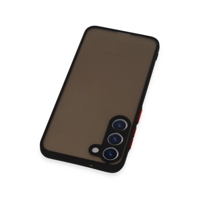 Mey İthalat®  Samsung Galaxy S23 Plus Kılıf Montreal Silikon Kapak - Siyah
