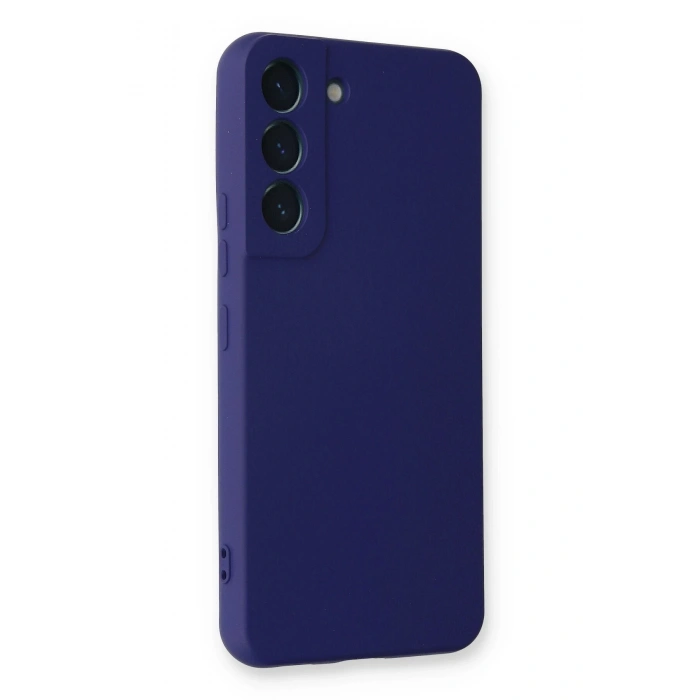 Mey İthalat®  Samsung Galaxy S23 Plus Kılıf Nano içi Kadife Silikon - Mor