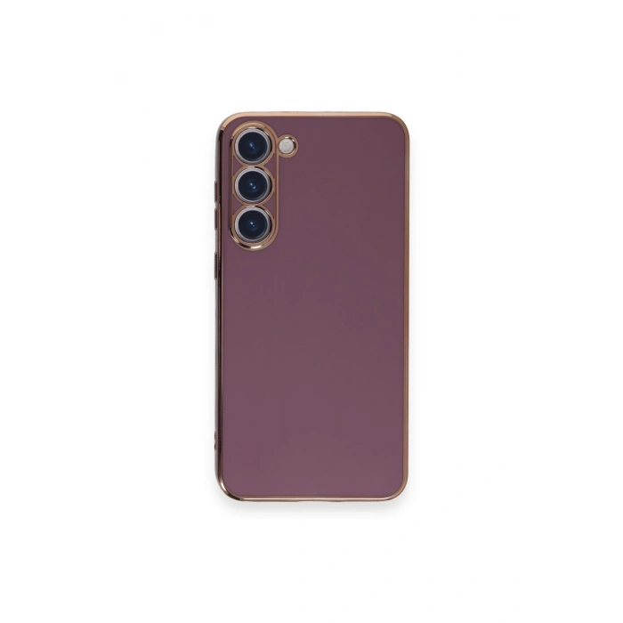 Mey İthalat®  Samsung Galaxy S23 Plus Kılıf Volet Silikon - Mor