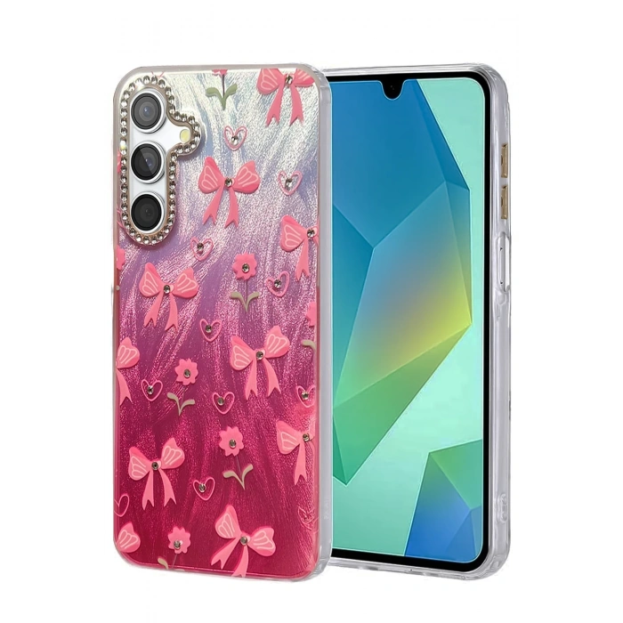 Mey İthalat®  Samsung Galaxy S24 FE Kılıf Blade Aynalı Desenli Kapak - Desen 3